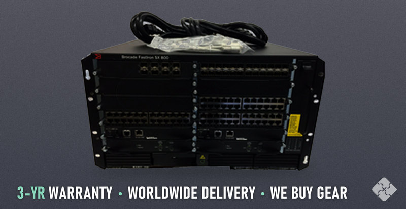 FI-SX800 Foundry, FastIron SX 800 spare chassis, 8 module slots - management modules