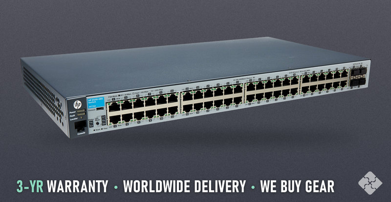 J9775A Hp switch, 48x 1GbE RJ45 and 4x 1GbE SFP