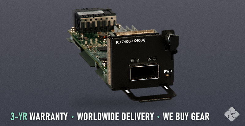ICX7400-1X40GQ Brocade ICX7400 uplink module, 1x 40GbE QSFP+