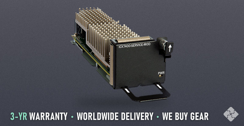 ICX7400-SERVICE-MOD Brocade, IPsec VPN Encryption Service Module for ICX7450 Series Switches