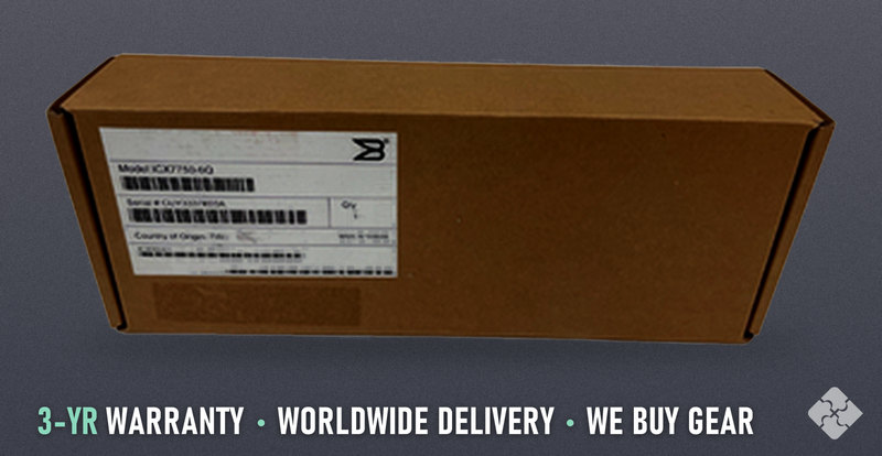 Brocade ICX7750-6Q / 6-port 40GbE QSFP+ expansion module for ICX 7750-26Q, Tested & Guaranteed