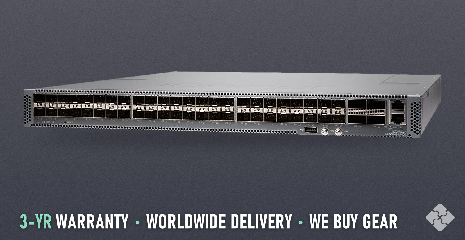 ACX5448-AC-AFO Juniper ACX5448 router, 48x 1/10GbE SFP+ and 4x 40/100GbE QSFP28