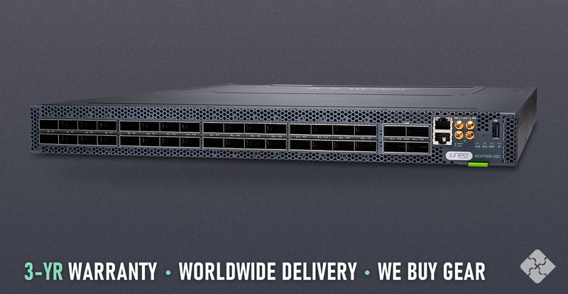Juniper ACX7100-32C-DC-AO / ACX7100 w/ 32 QSFP28/4 QSFP56-DD multi-rate, DC PSU, AO