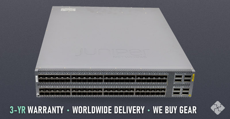 QFX5100-96S-AFI Juniper QFX5100 switch, 96x 1/10GbE SFP+ and 8x 40GbE QSFP+