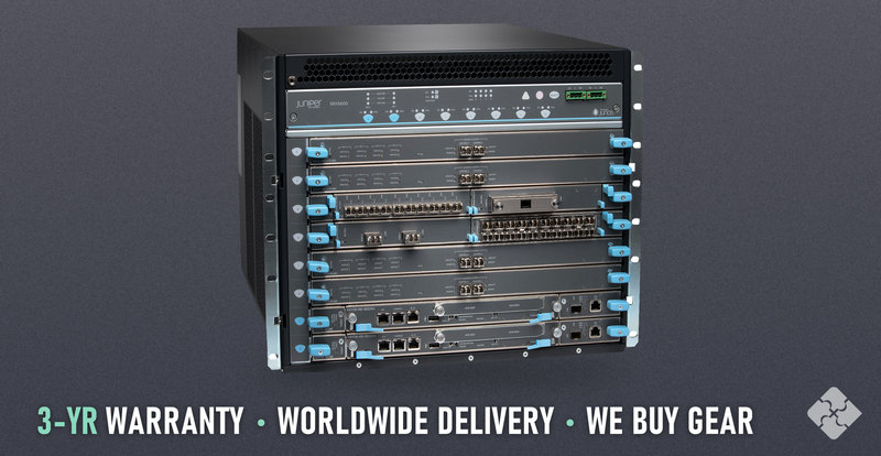 Juniper SRX5600 / chassis with Routing Engine, Switch Control Board and 2 AC power supplies