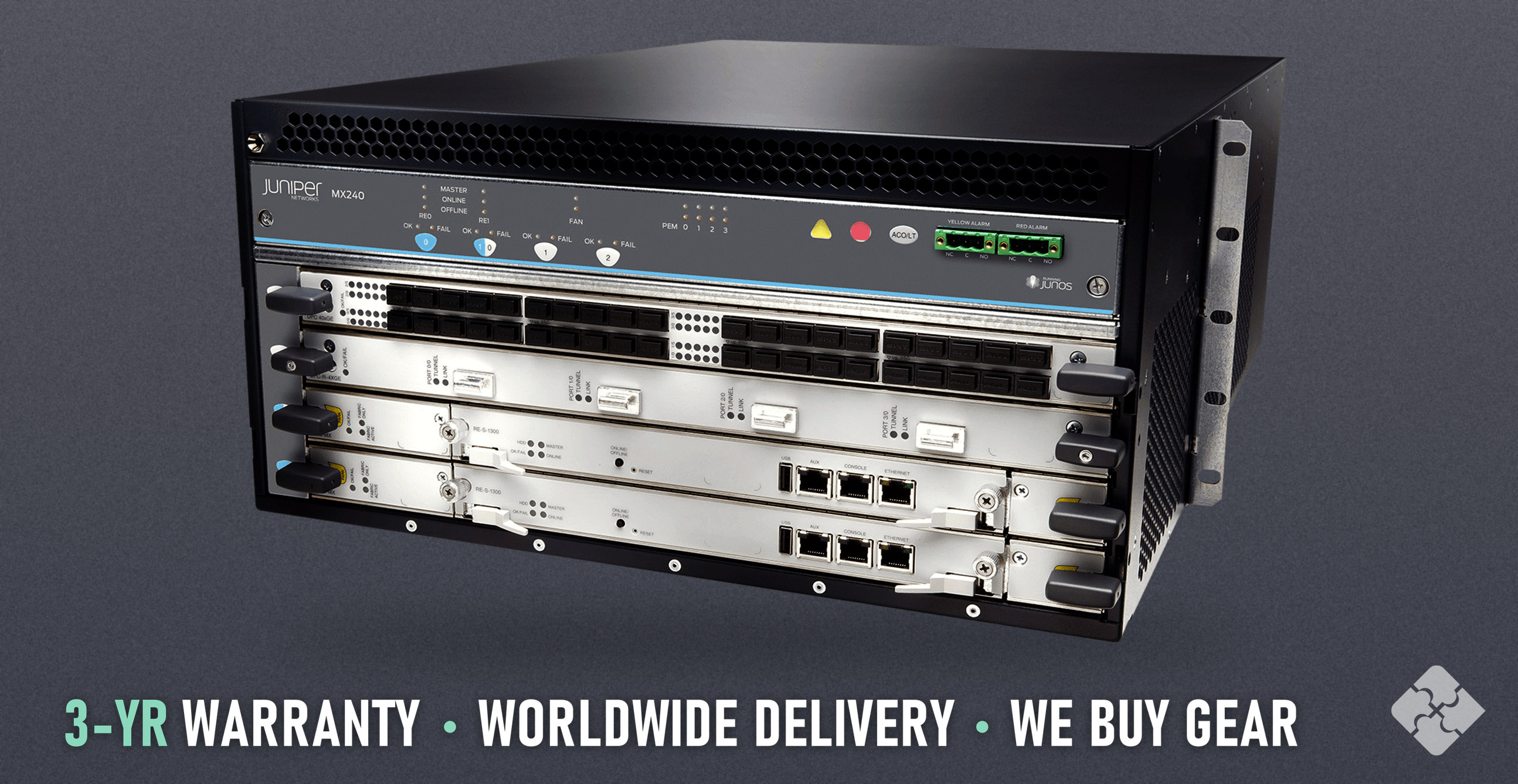 Juniper CHAS-BP3-MX240 Chassis, Tested & Guaranteed
