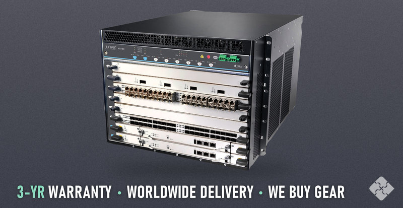 Juniper MX480-PREM3-DC / MX480 3D Universal Edge Router, 6-slot chassis, 5.76 Tbps system capacity