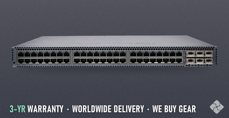 Juniper QFX5100-48T-DC-AFI / 48x MultiGB RJ45 6x 40GB QSFP+ B-F (DC) Switch, Tested & Guaranteed