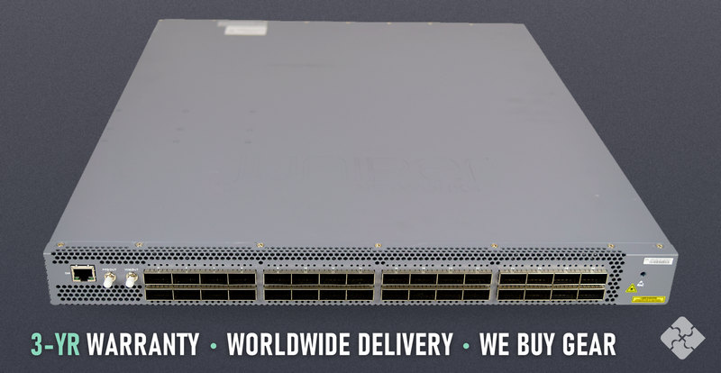Juniper QFX5200-32C-DC-AFO / 32 ports of 100GbE QSFP28, Tested & Guaranteed