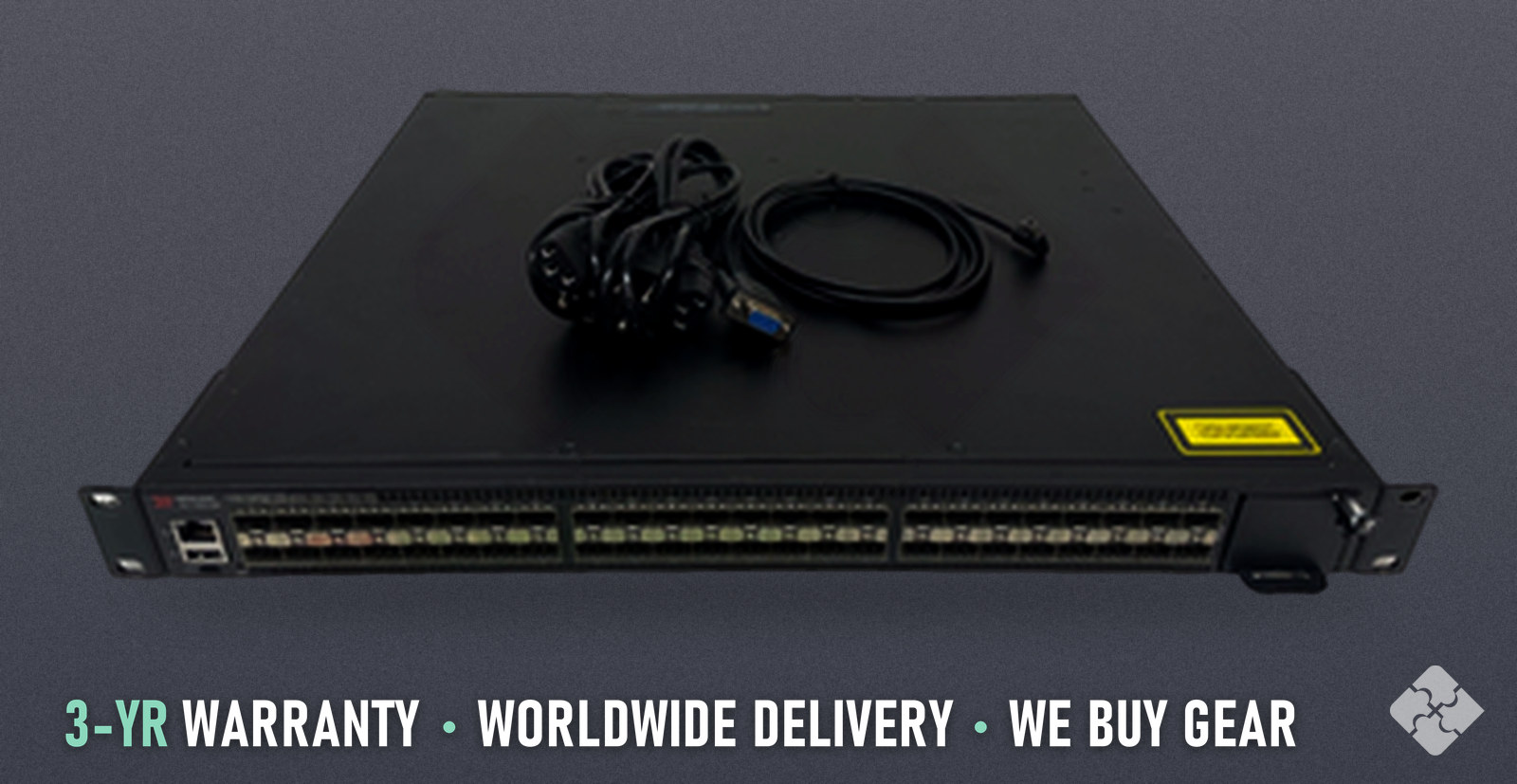 ICX7450-48F-E Brocade ICX7450 switch, 48x 1GbE SFP and 2x 40GbE QSFP+
