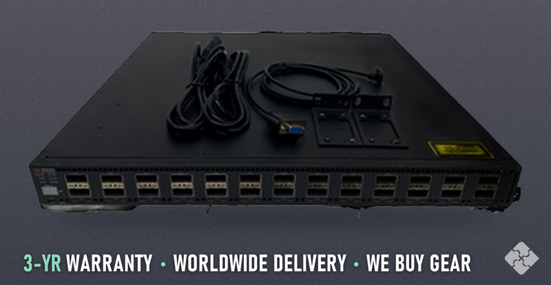 Brocade ICX7750-26Q / ICX 7750 Series Layer 3 switch: 1x expansion module slot. Power supplies