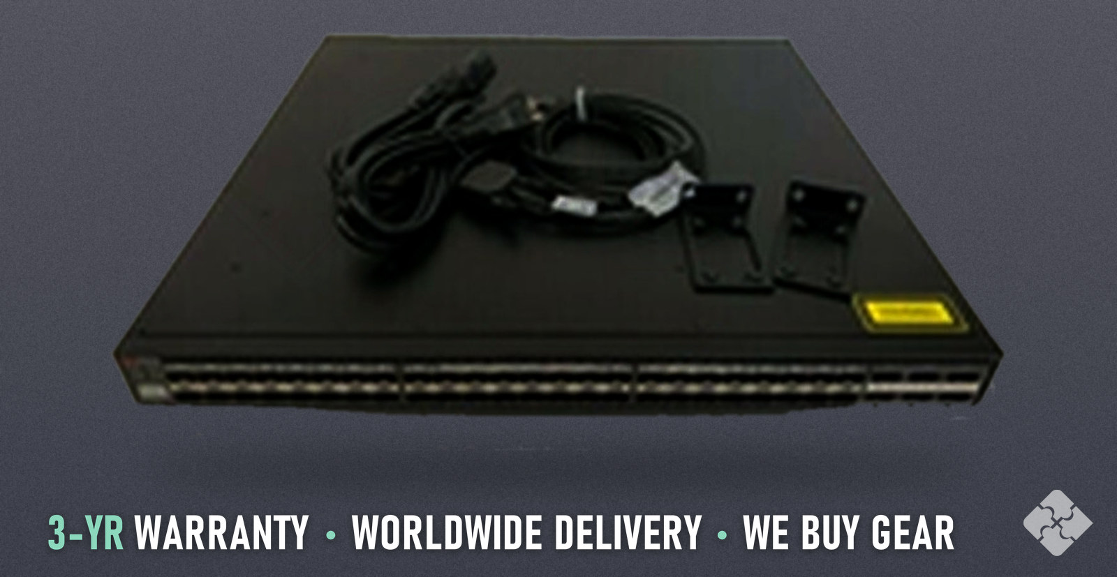 ICX7750-48F Brocade ICX7750 switch, 48x 1/10GbE SFP+ and 6x 10/40GbE QSFP+