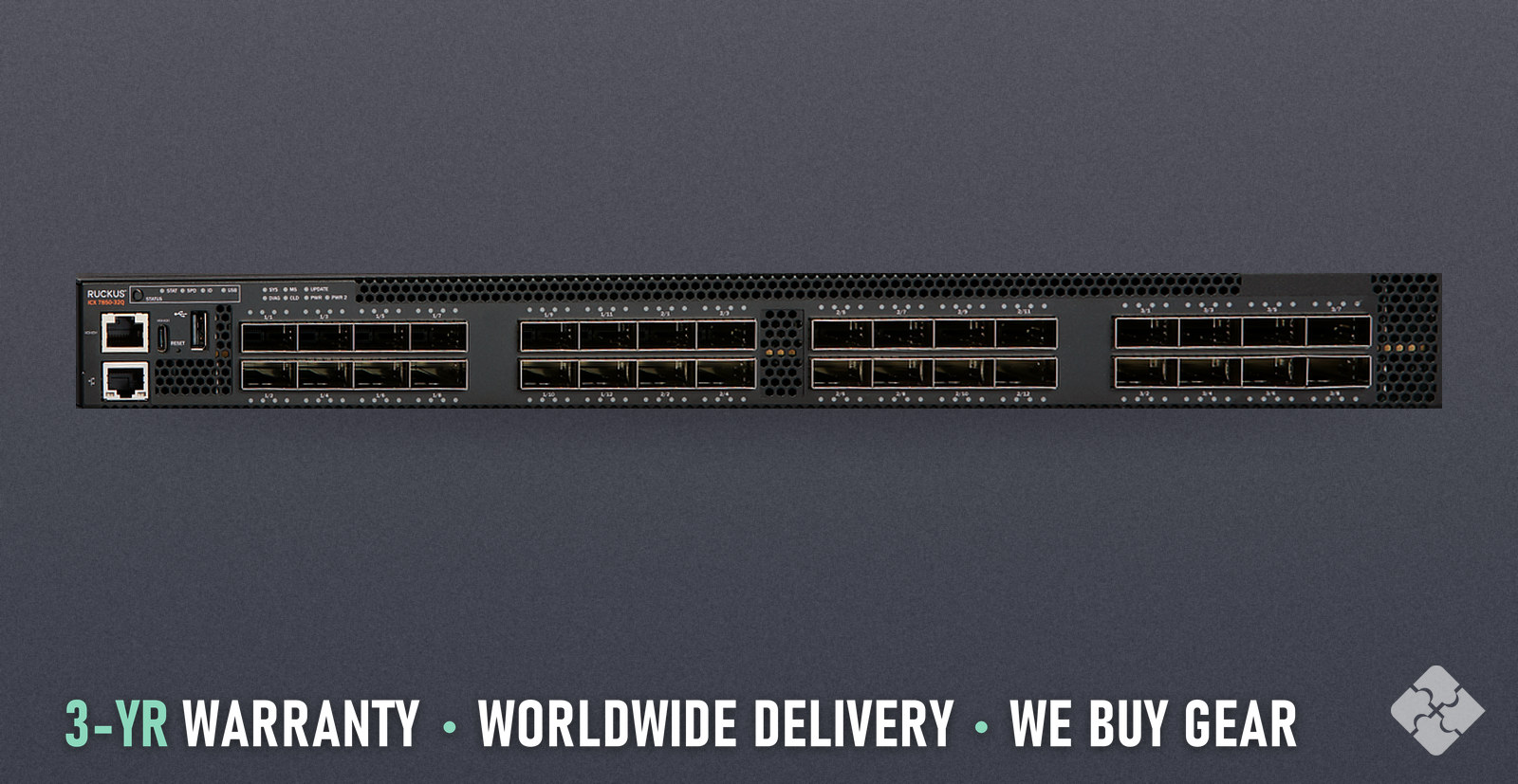 7850-32Q Brocade switch, 32x 40/100GbE QSFP28