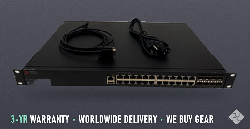 ICX7250-24P-2X10G Brocade ICX7250 switch, 24x 1GbE PoE RJ45 and 2x 10GbE SFP+