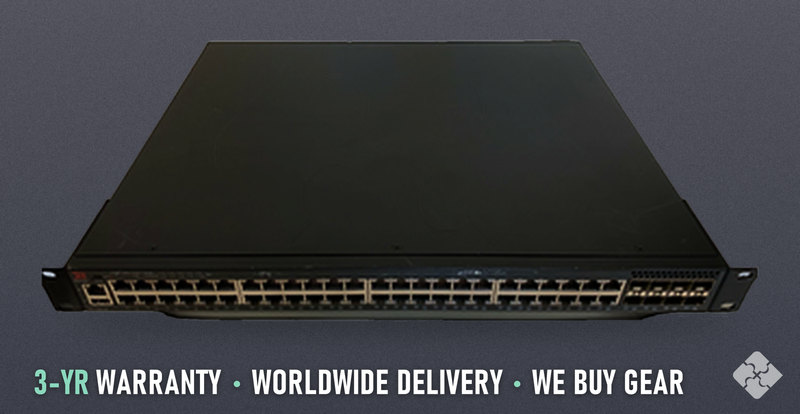 ICX7250-48-2X10G Brocade ICX7250 switch, 48x 1GbE RJ45 and 2x 10GbE SFP+