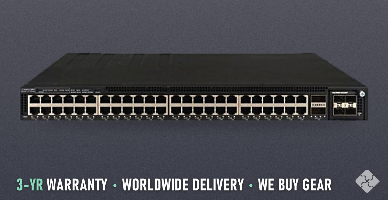 ICX7550-48ZP-E2 Ruckus ICX7550 switch, 48x 2.5GbE PoE++ RJ45 (12 × 10GbE) and 2x 100GbE QSFP28
