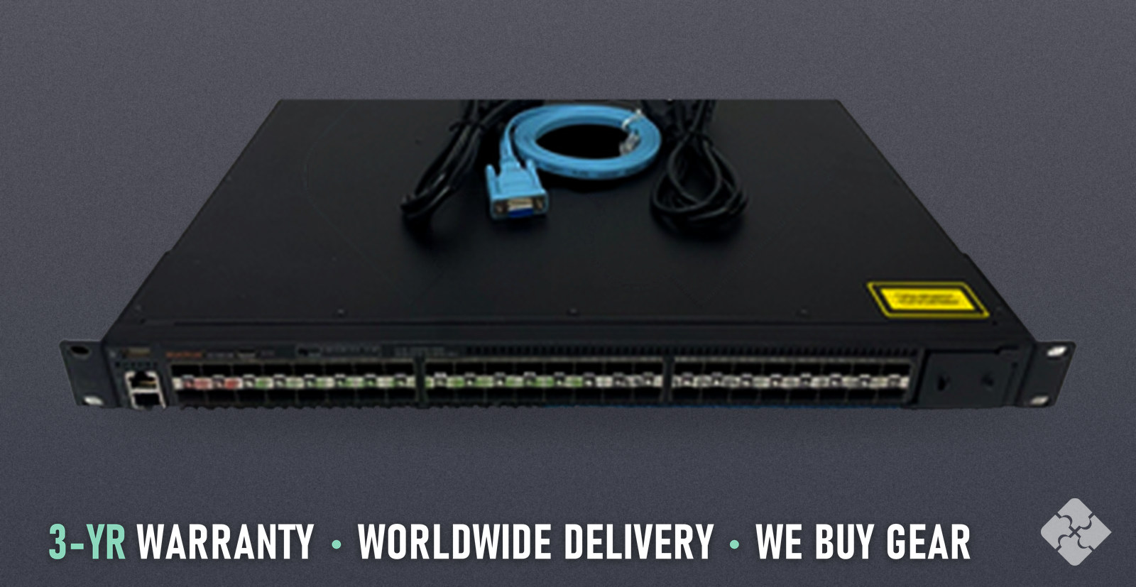 Ruckus ICX7650-48F-E2 48-Port 10GbE Switch QSFP+. Refurbished, tested & guaranteed