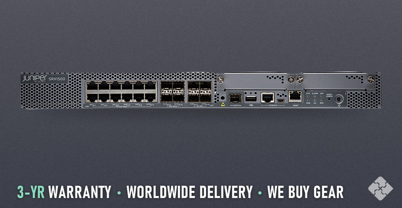 Juniper SRX1500-AC / 16 ports of 1GbE and 4 ports of 10GbE SFP+, Tested & Guaranteed